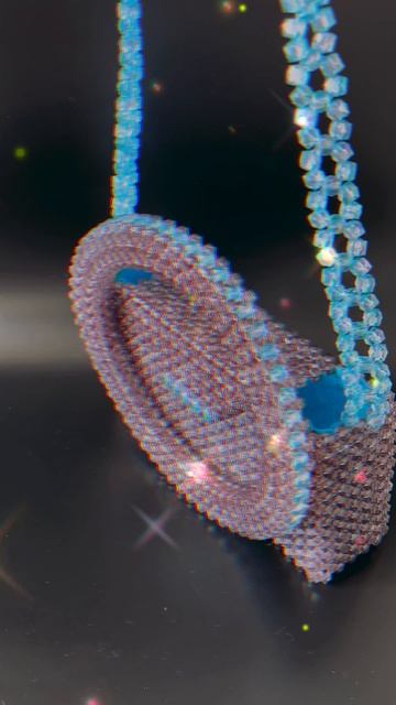 Моя любимая сумка из бусин «Круг». #сумкаизбусин #handmade #Busibum смотреть онлайн