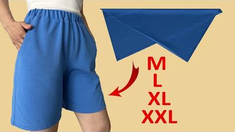 Никто не верит, насколько легко сшить шорты с карманами