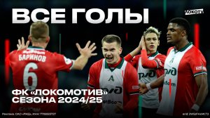 Все голы «Локомотива» сезона 2024/25