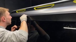 Видео установка 2Д дефлекторов / плоских ветровиков на Jetour T2 / Джетур Т2