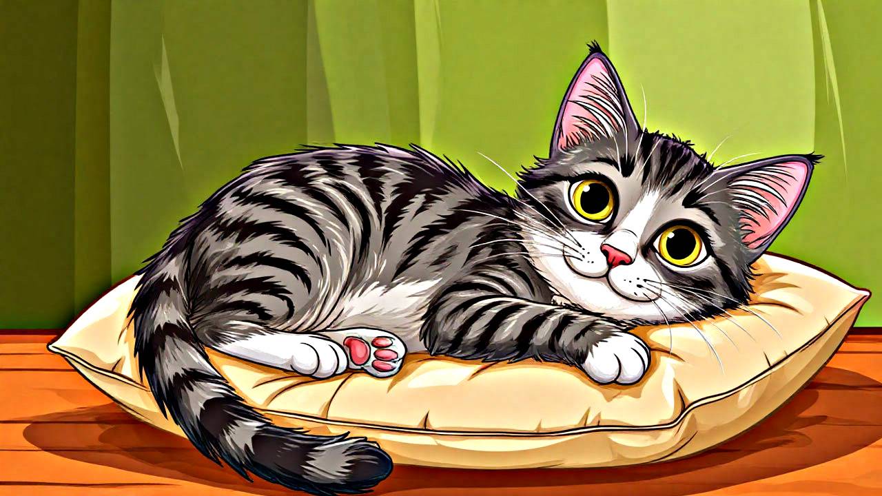 Подушка и Кошка Дуська |Слушать сказки перед сном| Аудиосказки |Сказки для малышей | смотреть онлайн