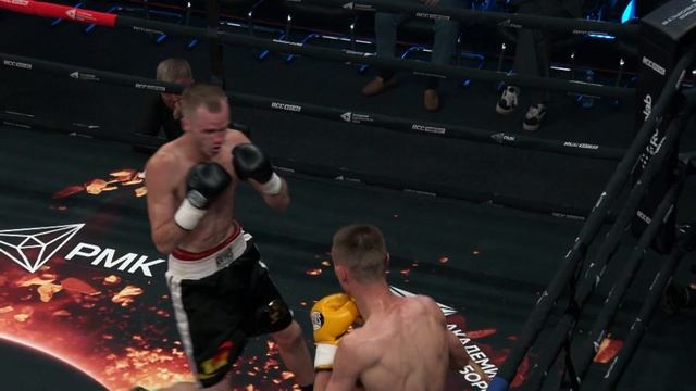 Нокдаун в первом раунде и битва стилей до финального гонга: Александр Симанов vs Дмитрий Гулевский смотреть онлайн