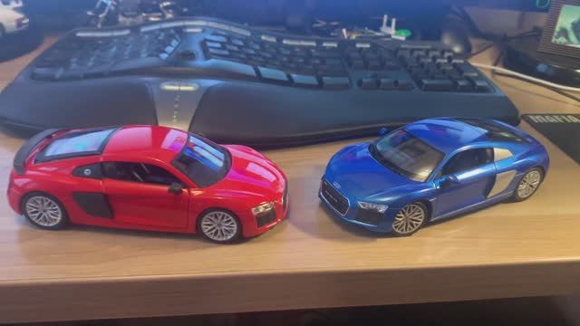 Обзор моделей Audi R8 от Maisto и Welly смотреть онлайн