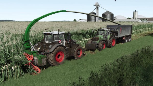 Farming Simulator 25 Уборка кукурузы на силос