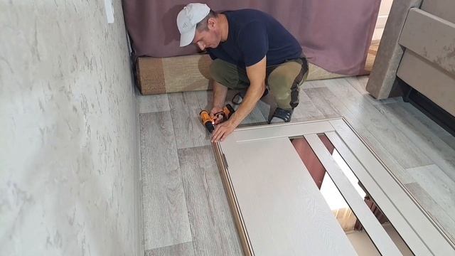Установка межкомнатной двери своими руками. смотреть онлайн