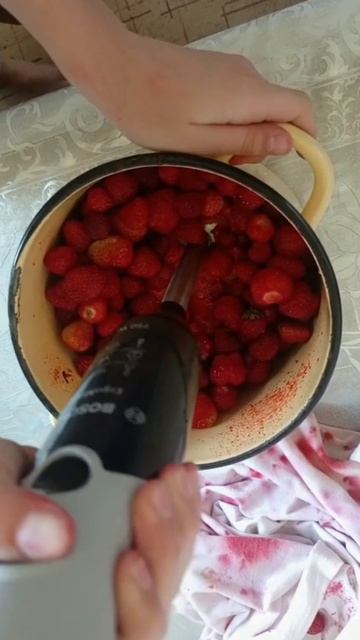 Варенье из клубники свежемороженное