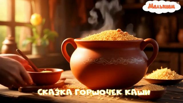Сказка Горшочек каши мультфильм|АудиоСказка|Братья Гримм|народные|детские|рассказ|мультфильм| смотреть онлайн