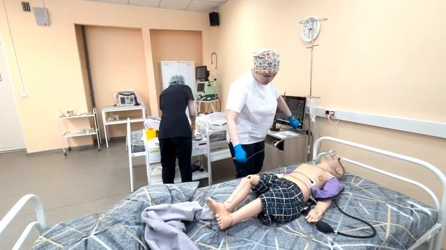 Экстренная мед. помощь при Анафилактическом шоке в условиях симуляционного центра, 2025 г. смотреть онлайн