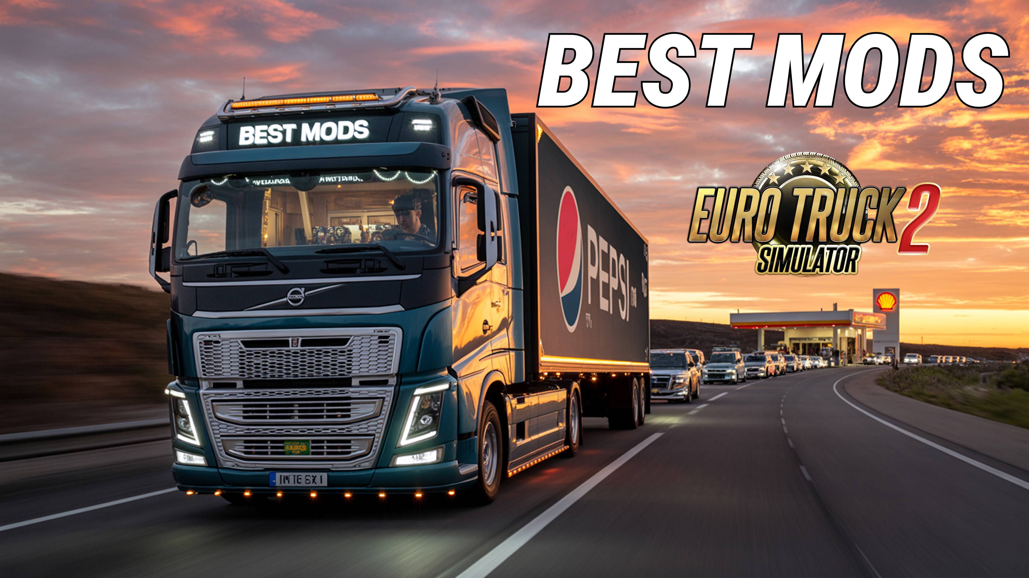 🔥 Самые крутые моды для Euro Truck Simulator 2 (1.54 | Обзор + Ссылки) 🚛💥 смотреть онлайн