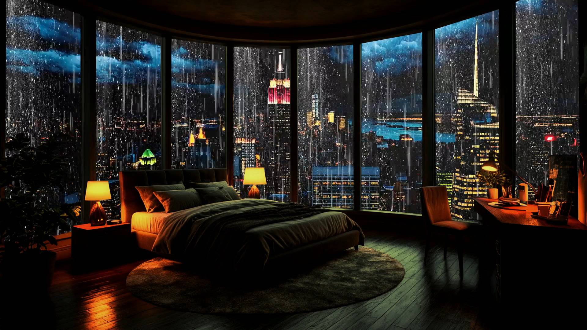 Звуки белого шума дождя для глубокого сна. Шум дождя без грома и музыки. смотреть онлайн