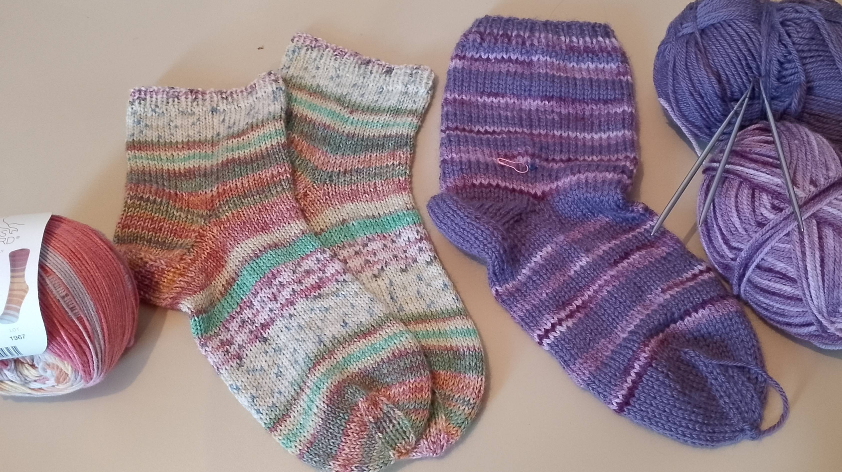 СП " Носочки для лета2 " с Еленой Велиной. Отчет# 2. смотреть онлайн