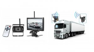 Беспроводная камера заднего вида с монитором для грузовых автомобилей