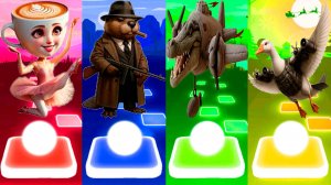 БАЛЕРИНА КАПУЧИНО 🆚 БОБРИТО БАНДИТО 🆚 БОМБАРДИРО КРОКОДИЛО 🆚 БОМБОМБИНИ ГУСИНИ | Tiles Hop №20