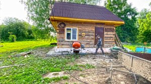 Строительство хутора продолжается. Отдых после тяжёлой работы. Дары природы