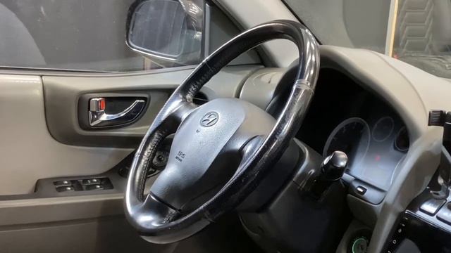 Hyundai Santa Fe Classic. Перетяжка руля, ручки и юбки кпп смотреть онлайн