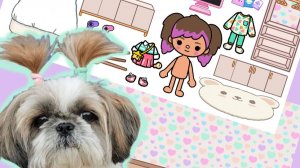 Бумажная ТОКА БОКА в тетрадке  /Бумажные схемы ТОКА БОКА  / Miss Paper Dolls