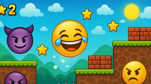 Мультик для ДЕТЕЙ Эмоджи Шарик Приключение Прыгающего Мячика #2 мультик для детей з зж зж з