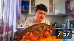 ЖИВОЙ КАРП 🐟 КАК ПРИГОТОВИТЬ КАРП В ДУХОВКЕ 😋 РЕЦЕПТ ПРОСТОГО САЛАТА 🥗