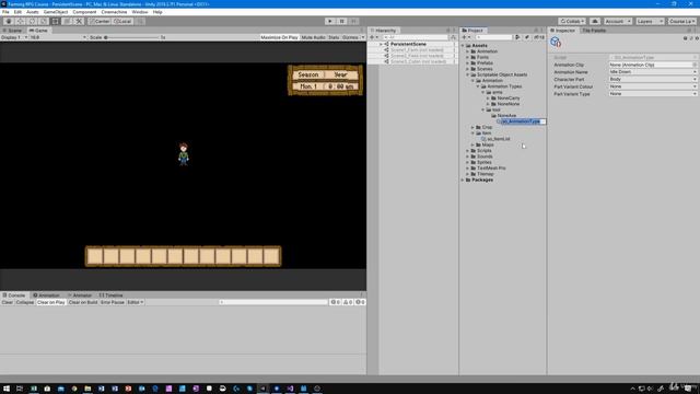 63 - Chop Down The Oak Tree - Unity 2D Game Developer Course Farming RPG смотреть онлайн