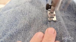 Юбка из джинс.