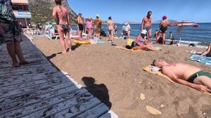 Крым Новый Свет 27 июня Новости, Море, Пляж, прогулка по набережной