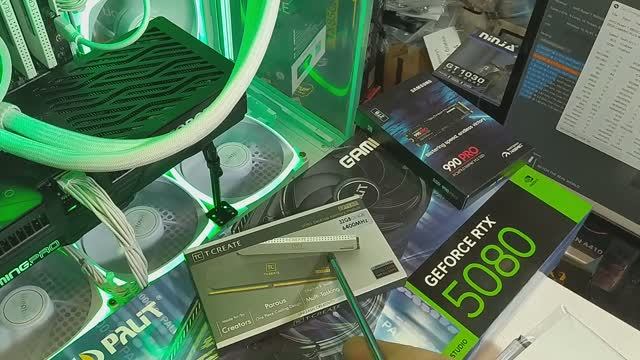 Компьютер за четверть миллиона для него и неё. Ryzen 7 9800X3D и RTX 5080 в Montech KING 95 PRO. смотреть онлайн