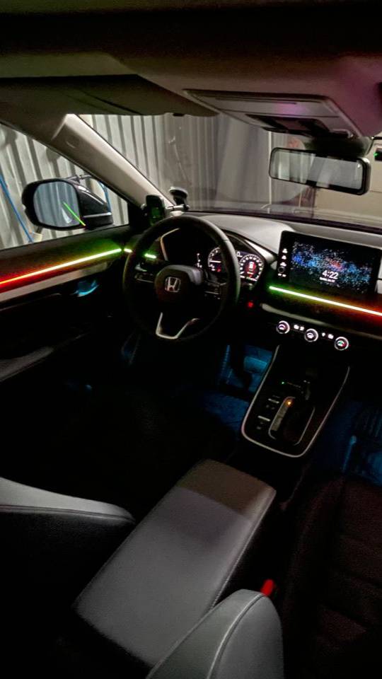 Контурная, светодиодная подсветка салона Honda CR-V 6 смотреть онлайн