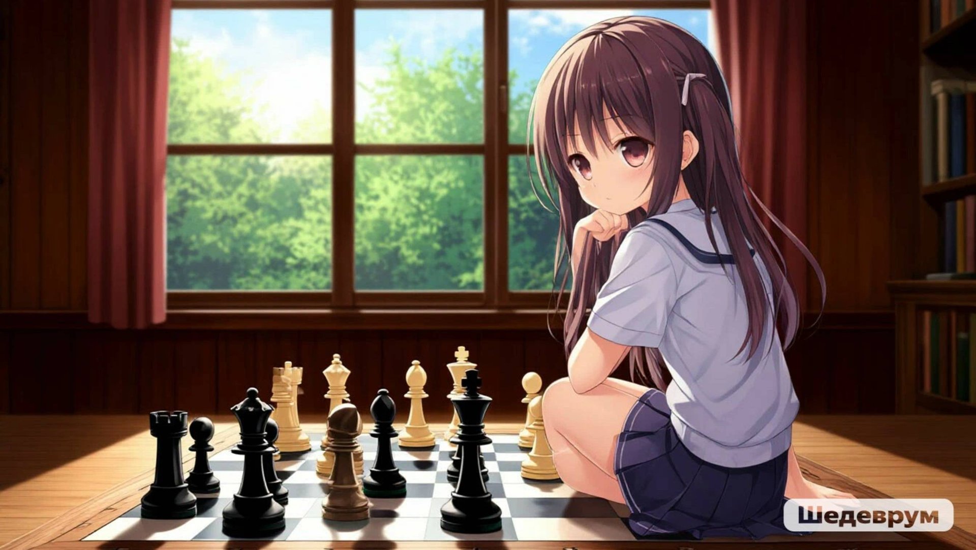 Шахматы блиц. Дебют ферзевой пешки. Queen's Pawn Game. смотреть онлайн