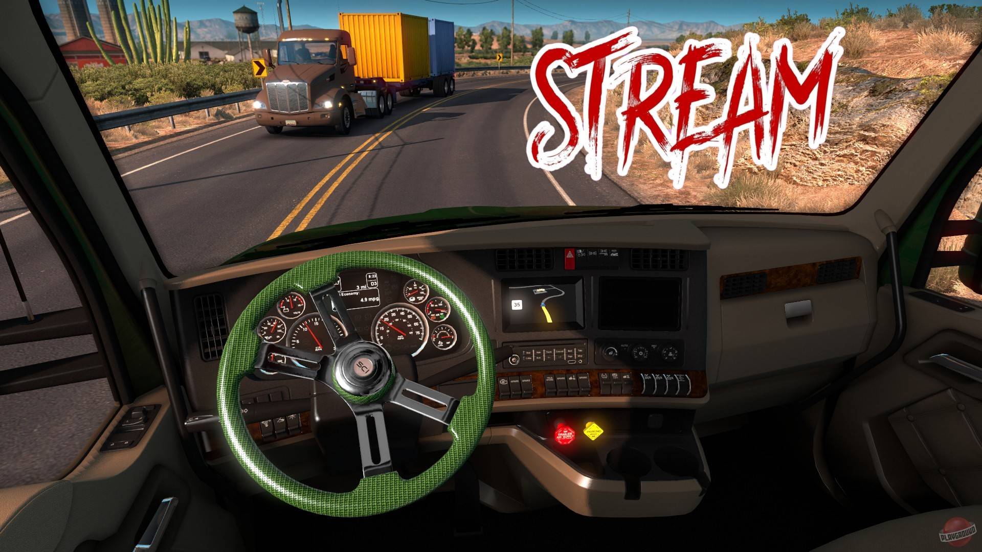 American Truck Simulator доставка груза дорого смотреть онлайн