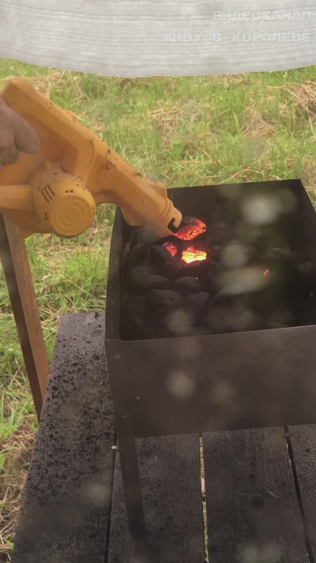 Дождь шашлыку не помеха. Пеллеты, газовая горелка и строительный пылесос смотреть онлайн