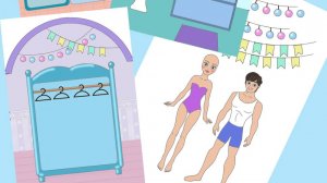 Туториал Как сделать бумажный домик для куклы | Бумажная кукла СХЕМЫ