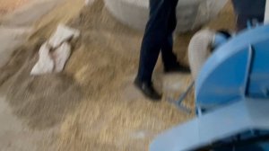 Пневмотранспортёр E11. Видео от клиента. Загрузка в бункеры