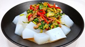 МУГИ - ХОЛОДНАЯ Закуска Из Крахмала | Отличное Блюдо В Жаркую Погоду Готовим Пошагово!