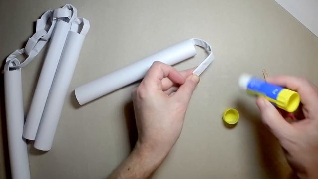 Как сделать НУНЧАКУ из бумаги А4 своими руками смотреть онлайн