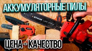 Выбираем аккумуляторную цепную пилу. Аккумуляторные пилы STAVR