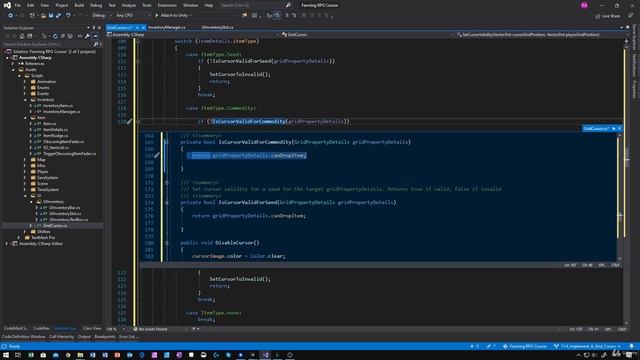 46 - Implement A Grid Cursor - Unity 2D Game Developer Course Farming Rpg смотреть онлайн