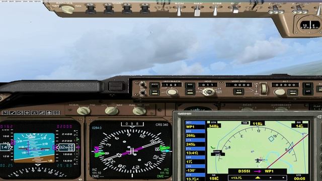 Microsoft Flight Simulator X Пожар и отказ двигателя смотреть онлайн