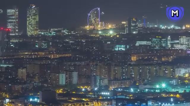 Barcelona at Night 🌃 _ Futuristic Techno City Music Vibes 🚀 _ Night Drive 4K смотреть онлайн