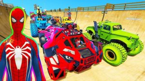 ТРЮКИ НА МАШИНАХ СУПЕР ГОНКИ - МУЛЬТФИЛЬМЫ  ДЛЯ ДЕТЕЙ - МУЛЬТИКИ ПРО МАШИНКИ