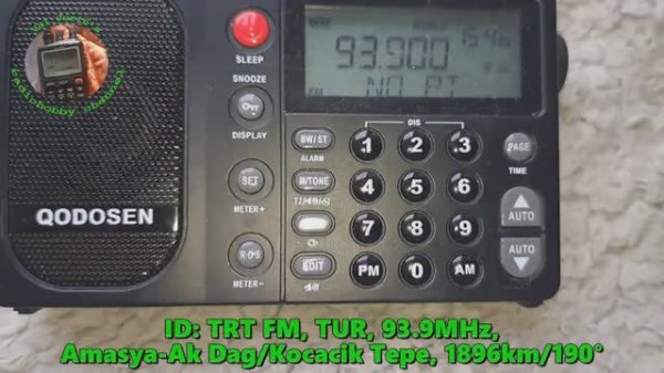 11.06.2025 15:45UTC, [Es], TRT FM, Турция, 93.9МГц, 1896км