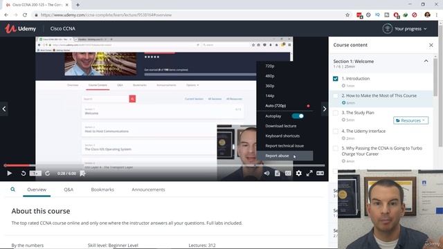 1.4 The Udemy Interface смотреть онлайн