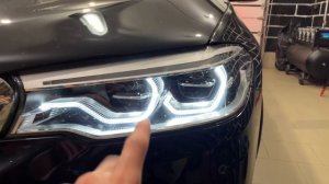 BMW 5 g30 - ремонт фары, реснички (глазок)