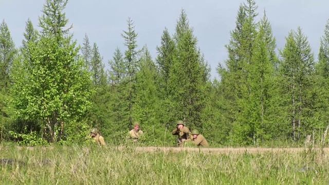 22 июня в Новом Уренгое воссоздали сражение 1941 года смотреть онлайн