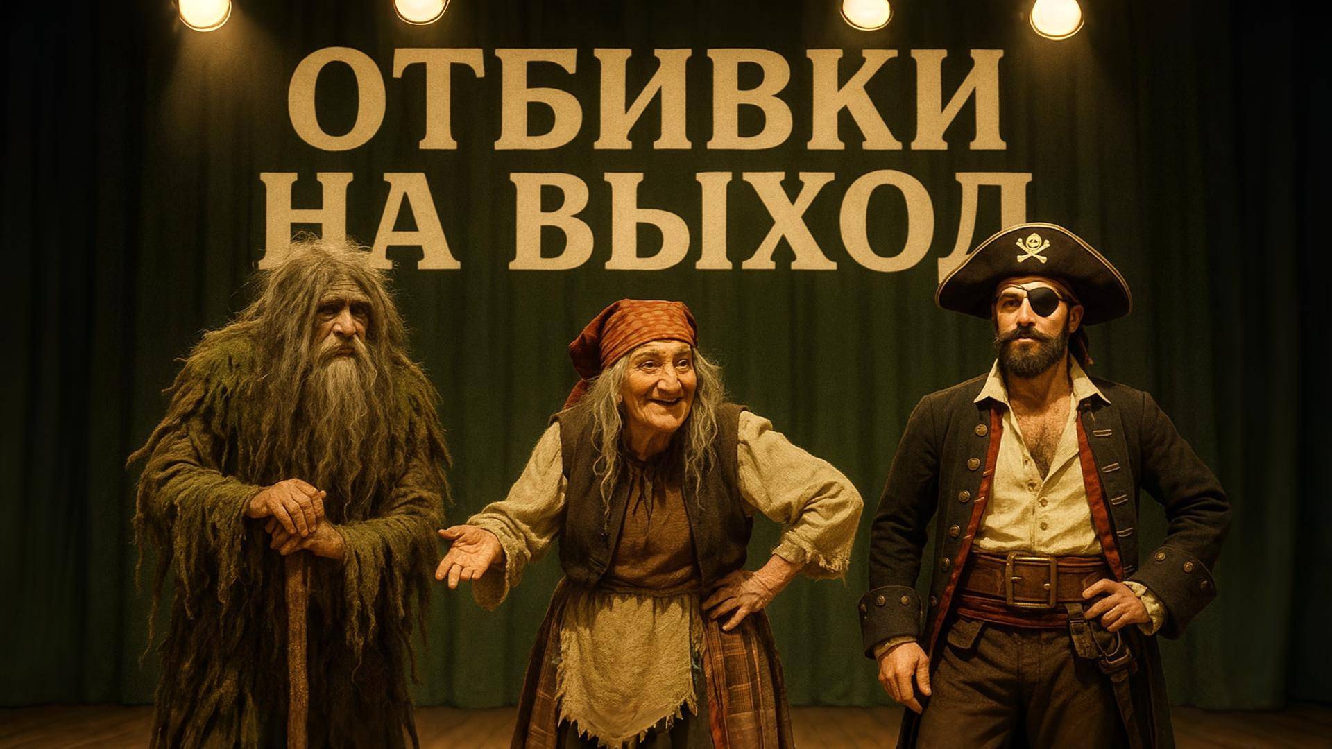 ОТБИВКИ на ВЫХОД Музыка Баба-Яга, Пират, Бармалей, Леший, Дед Мороз, Кикимора. Персонажи сказок смотреть онлайн