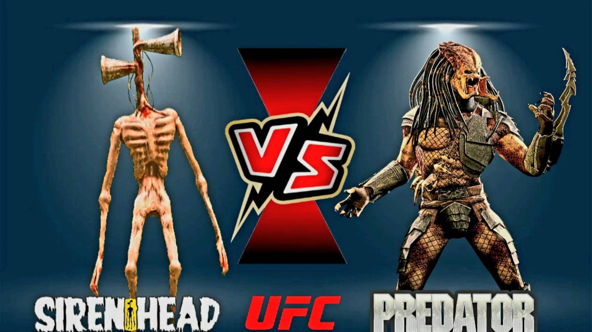 Сиреноголовый против Хищника на UFC. Siren Head VS Predator. смотреть онлайн