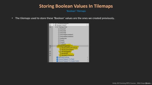 43 - Using Tilemaps To Store Booleans - Unity 2D Game Developer Course Farming Rpg смотреть онлайн