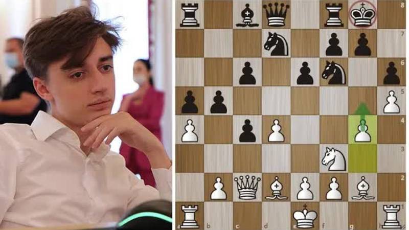 Этот парень играет, как Таль!! Даниил Дубов громит в 18 ходов Дин Лижэня! Бесшабашная атака!