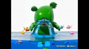 gummibar puched and crying