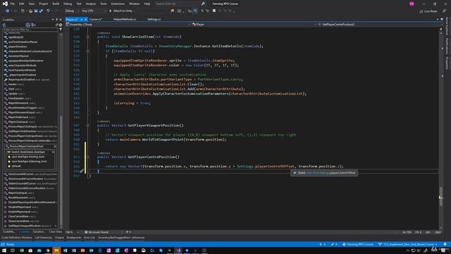 52 - Implement Non-Grid Based Cursor - Unity 2D Game Developer Course Farming Rpg смотреть онлайн