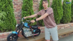 Детский электромотоцикл M777ML, 15 кмч